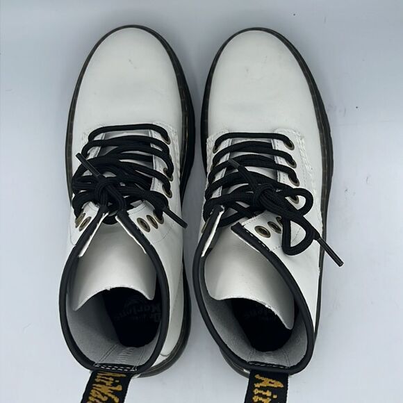 New Dr Marten’s Zavala White Leather Boot Size 6 EU 37 - Picture 6 of 13